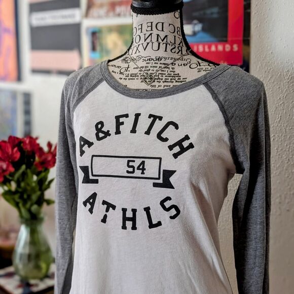 Abercrombie & Fitch Tops - Abercrombie and Fitch Raglan Baseball Varsity Tee
